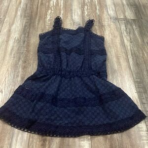 OndadeMar Navy Eyelet Coverup size 12